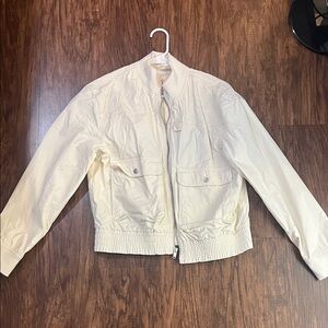 Universal Thread Cream Bomber Jacket